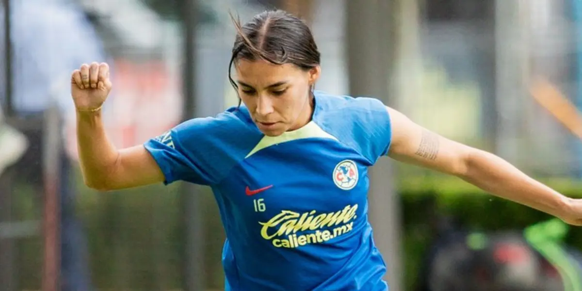 La jugadora americanista es la alegría en los vestidores y contagia a sus compañeras con su carisma.