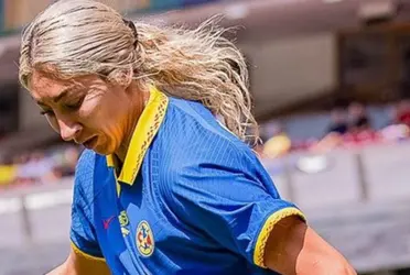 La jugadora americanista no pudo ocultar su emoción por haber ganado el Clásico y mandó un mensaje.