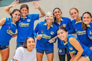 La jugadora del conjunto azulcrema festejó su cumpleaños en Coapa.