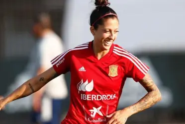 La jugadora española ya llegó a su país para concentrarse con la Selección Española.