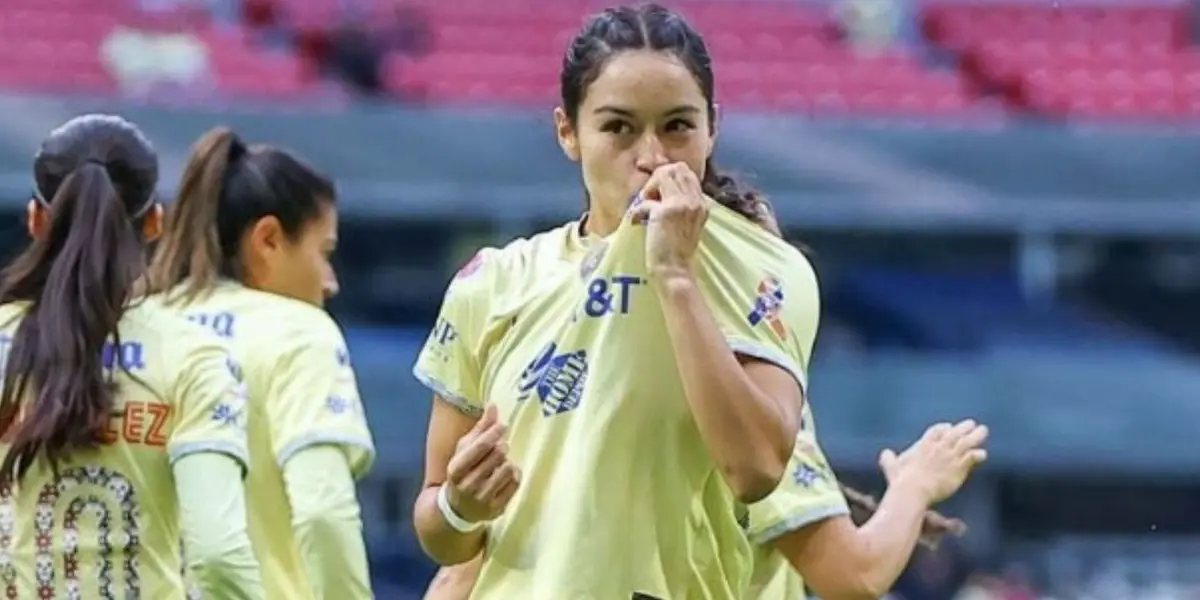 La exjugadora americanista anotó su primer gol con el equipo estadounidense. 