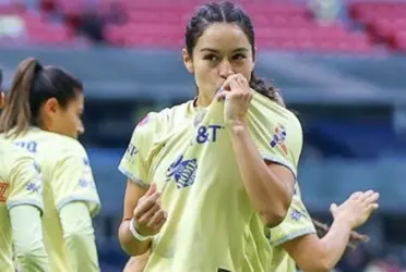 La exjugadora americanista anotó su primer gol con el equipo estadounidense. 