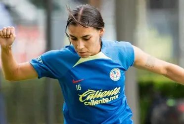 La jugadora americanista es la alegría en los vestidores y contagia a sus compañeras con su carisma.  