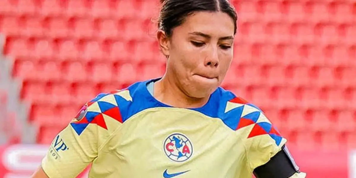 La jugadora americanista hizo una obra de arte durante el partido ante las Xolas. 