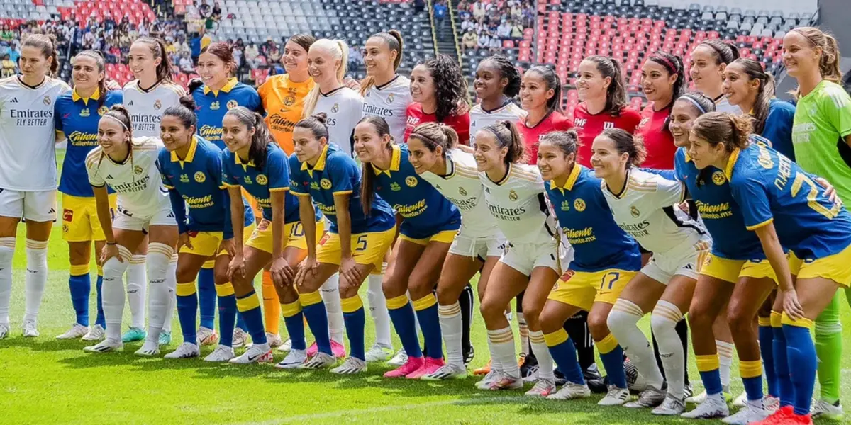 La jugadora americanista le anotó un golazo al conjunto merengue. 