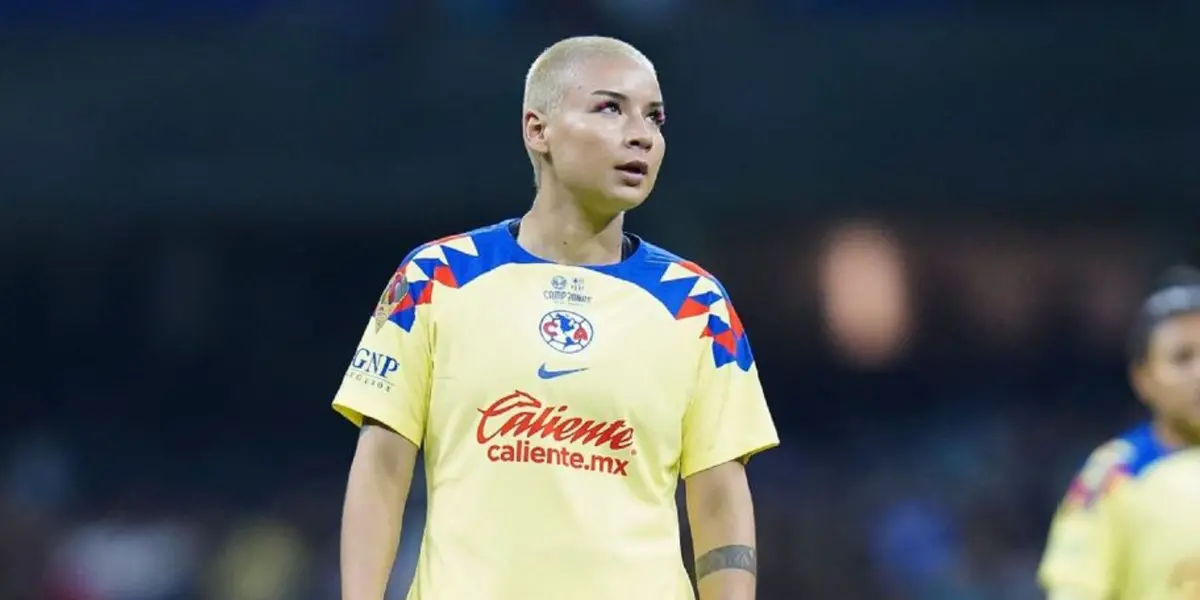 La jugadora americanista por fin pudo hacer su debut con las Águilas. 