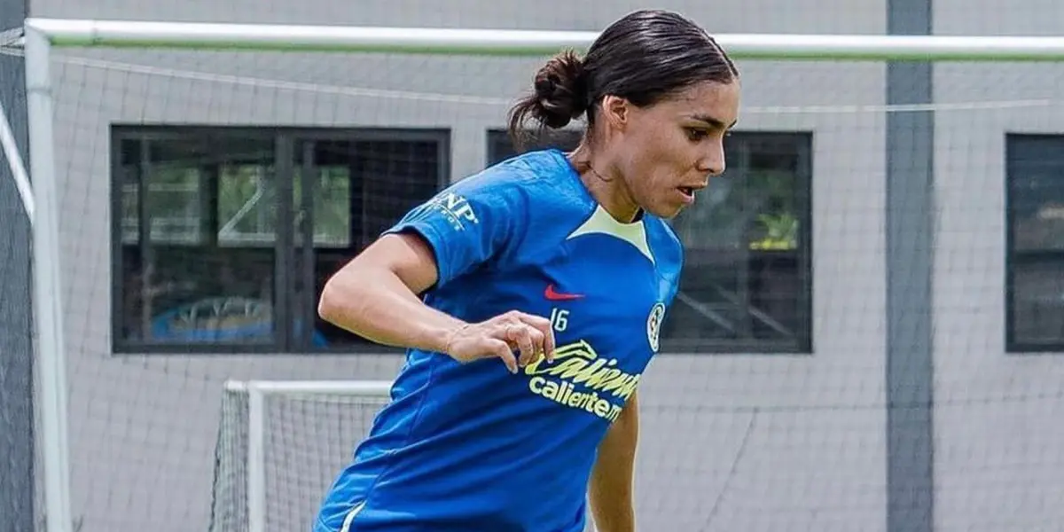 La jugadora de las Águilas tiene la meta de llegar al Tri Femenil. 