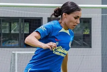 La jugadora de las Águilas tiene la meta de llegar al Tri Femenil. 