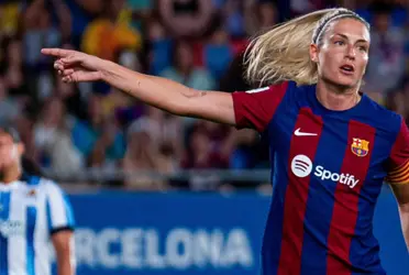 La jugadora española sigue haciendo historia y ya es la máxima goleadora el Barça. 