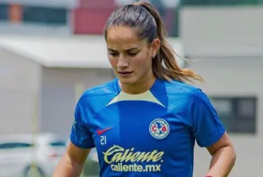 La nueva jugadora de las Águilas ya porta los colores azulcremas. 