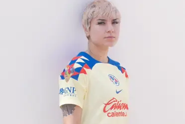 La nueva jugadora de las Águilas ya porta los colores del conjunto azulcrema. 