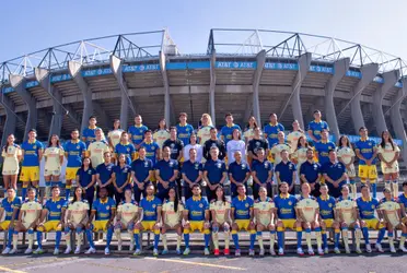 Las Águilas arribaron al Coloso de Santa Úrsula para su foto oficial. 