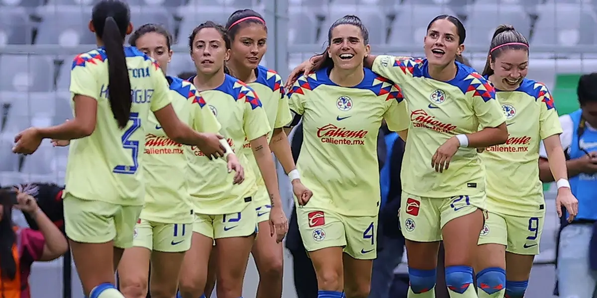 Las Águilas tuvieron su presentación en el Azteca en este nuevo torneo. 