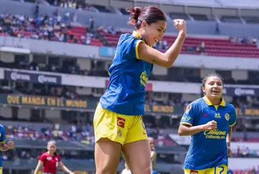 Las jugadoras americanistas le jugaron una broma a la mediocampista. 