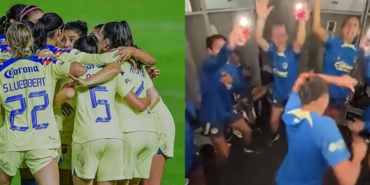 Las jugadoras del conjunto azulcrema celebraron su buen paso en el torneo con un baile. 