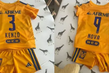 Las jugadoras del conjunto felino ya tienen listos unos pequeños uniformes para sus bebés. 