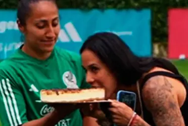 Las jugadoras del Tri conocieron la pancita de Blanca Sierra. 