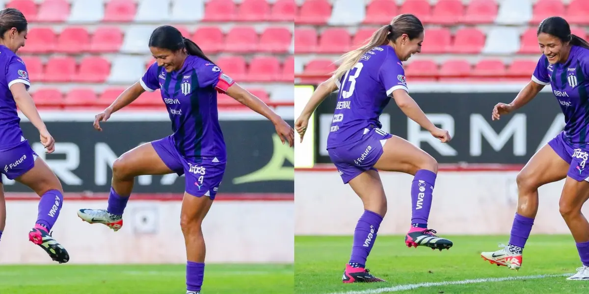 Las jugadoras regias celebraron con mucho estilo sus anotaciones en esta jornada. 