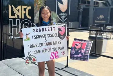 Una pequeña aficionada cumplió el sueño de conocer a una de sus jugadoras favoritas. 